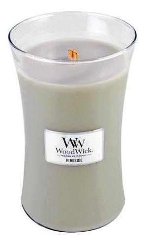 Woodwick Candle Fireside Large Jar