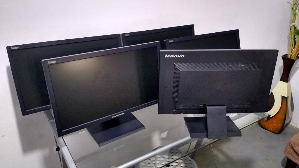 Remato 5 Monitores Lenovo 20 Pulgadas