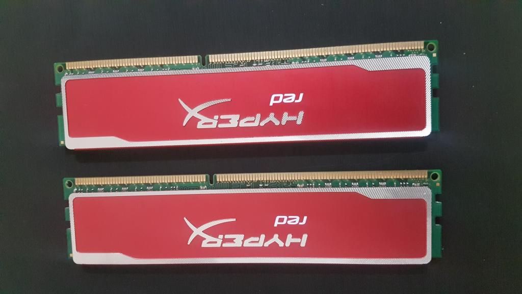MEMORIA RAM KINGSTON HYPER RED (8X2)16 GB DDR3
