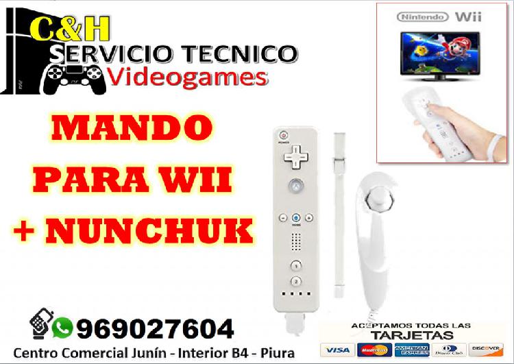 Mando Control Wii Remote Nunchuk
