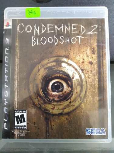 Video Juego Ps3 Condemned 2 Bloodshot Original Gamer Mando