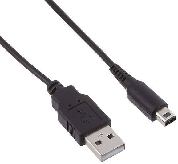 Cable USB carga 3ds 2ds DSI New 3ds Cargador Nintendo