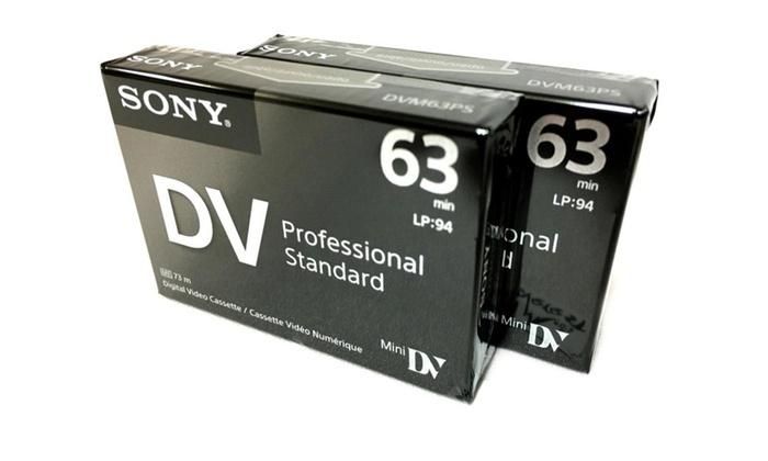 Cassette Sony Mini DV 63mm Professional Standard Cinta