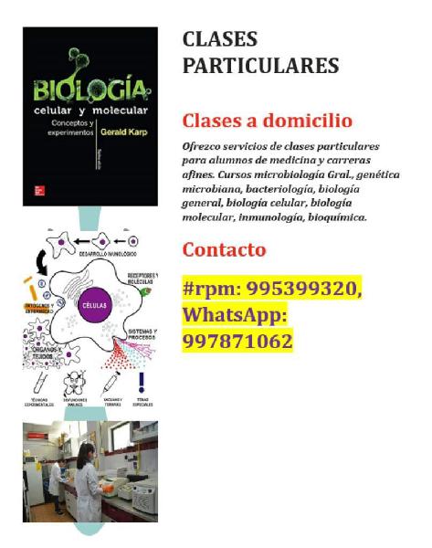 Clases Biologia Bioquimica Universidad