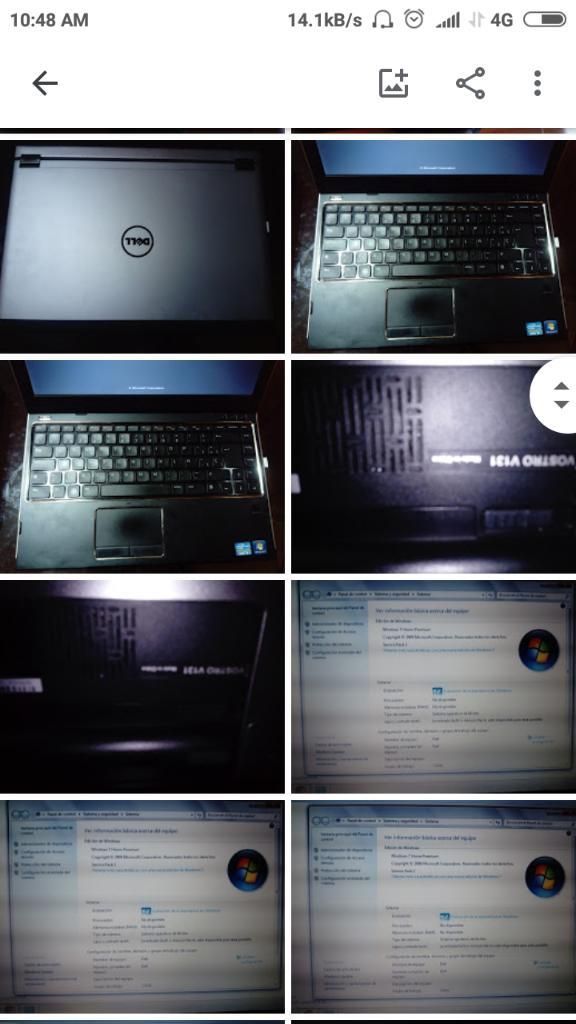 Laptop Dell I3 4g Ram 320 Hdd Operativo