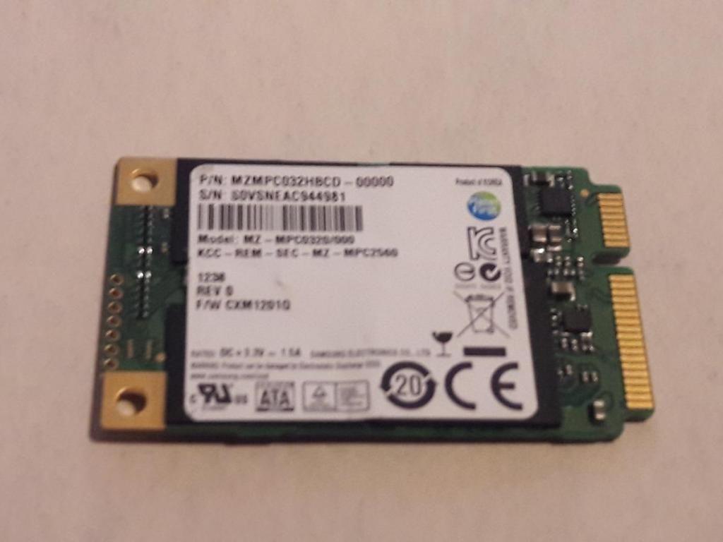 Msata Ssd 32 Gigas Marca Samsung