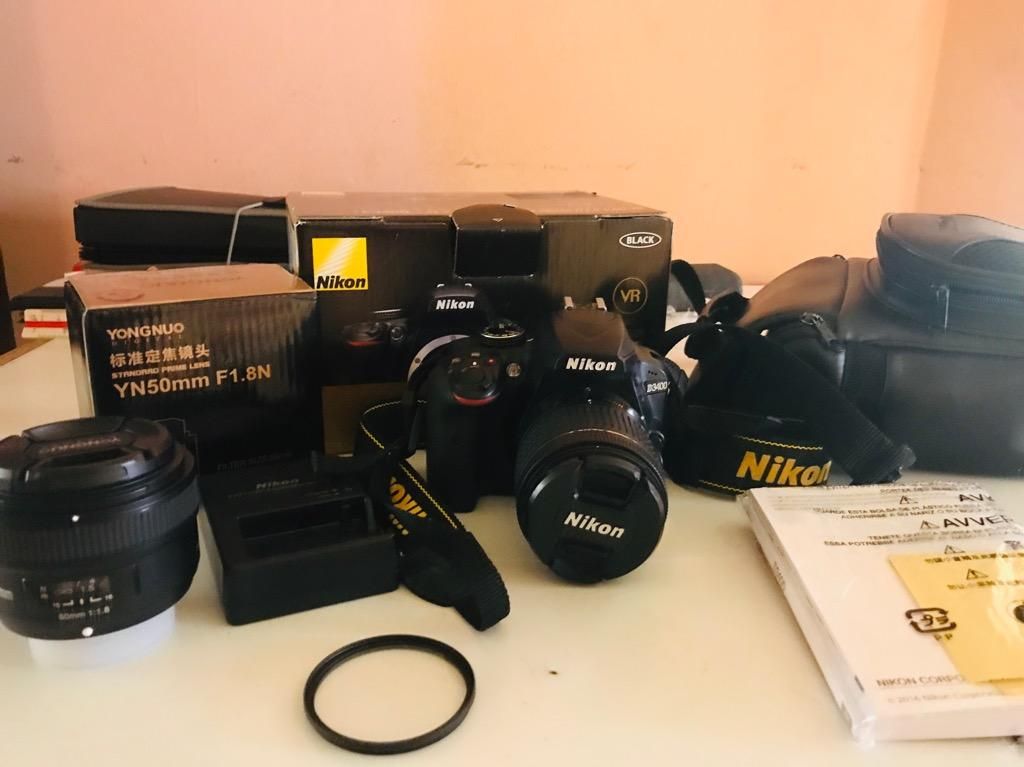 Nikon D lente  y 50 mm 1.8