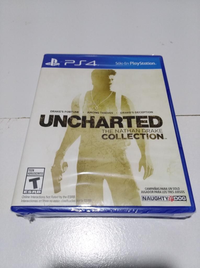 Uncharted Colección Ps4 Nuevo Delivery