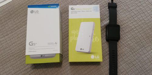 Lg G5 32gb, 4gb Ram En Combo (+ Reloj Lg Y Kit De Batería)