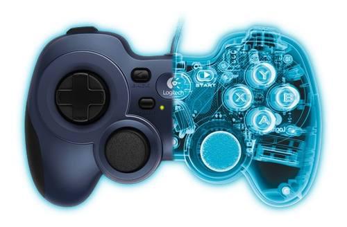 Gamepad Mando Logitech F310, Interfaz Usb, Azul Oscuro Joyst