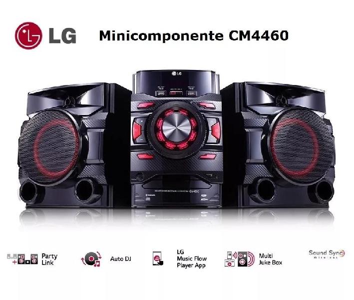 Minicomponente LG Cm4460, 460w, Bluetooth, Usbx2, Lg App