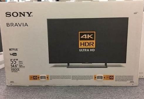 ANDROID TV SONY de 55" 4K --HDR XBR-55X805E ANDROID TV -