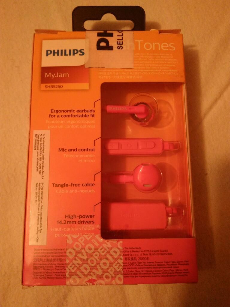 Audífonos Bluetooth Philips, Shb