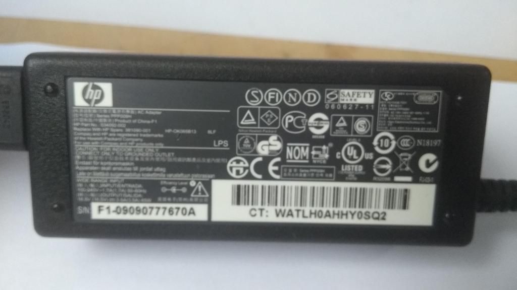 CARGADOR HP PPP009H