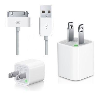 Cable Usb + Cargador P/iPhone 4g,4s Original 100%