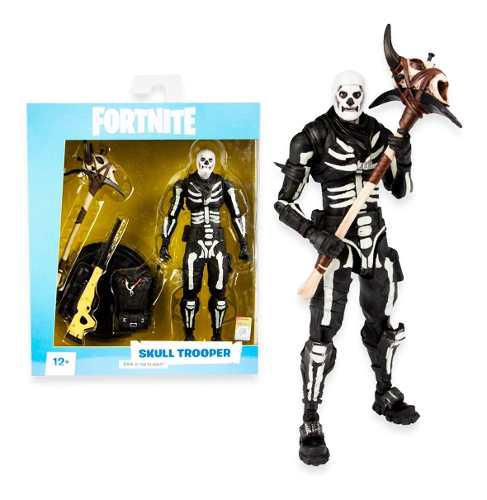Figura De Acción Fornite Premium Skull Trooper