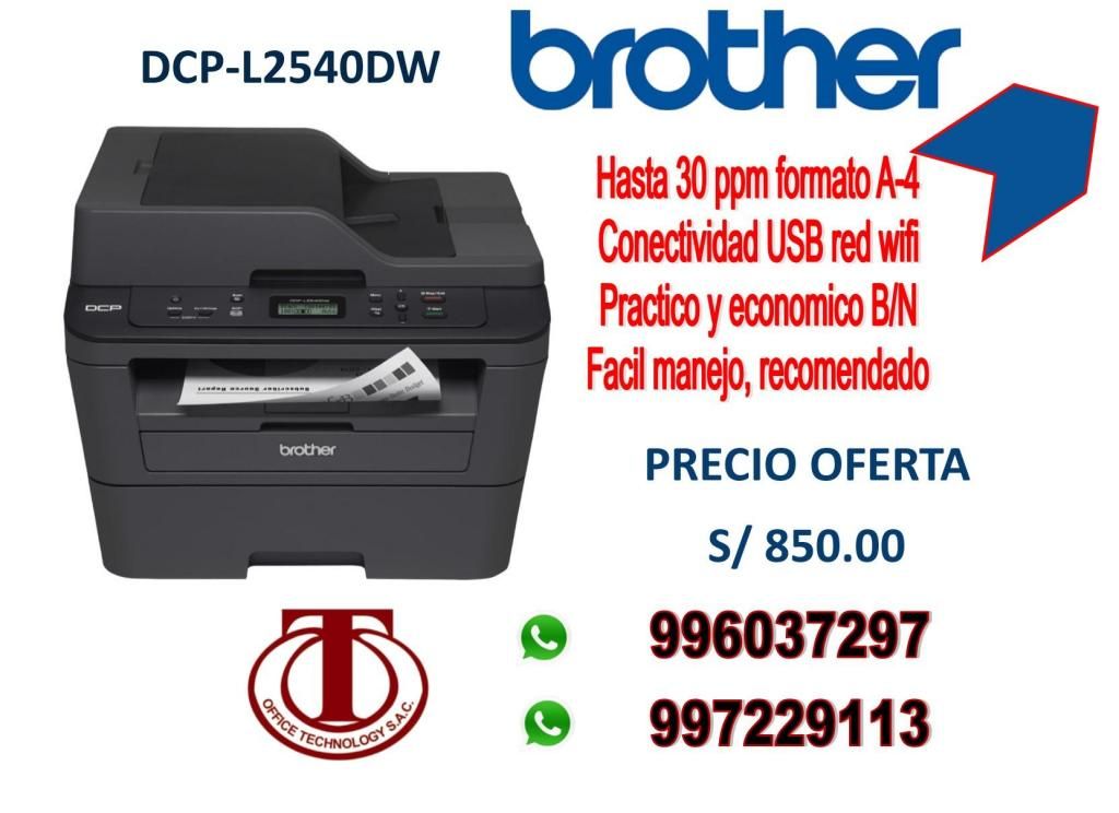 Fotocopiadora multifuncional Brother nueva a 850 soles