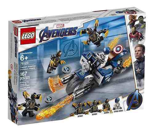 Lego Endgame Avengers Captain America Outriders Attack 76123