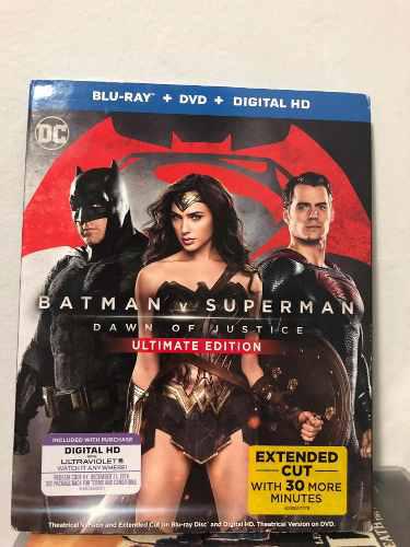 Batman Vs Superman Ultimate Edition Blu Ray