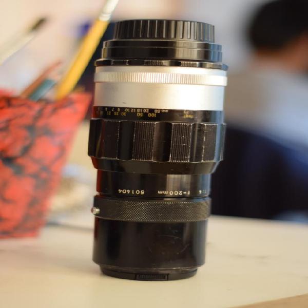 Lente 200mm F4. para Cualquier Nikon
