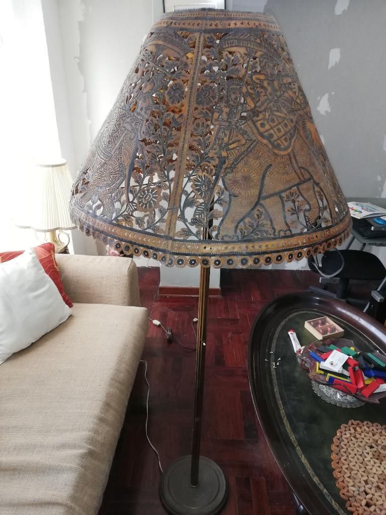 Lámpara Indú de Cuero