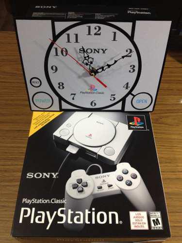 Playstation Classic + Reloj De Pared