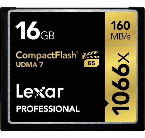 Tarjeta De Memoria Lexar Compact Flash 16gb