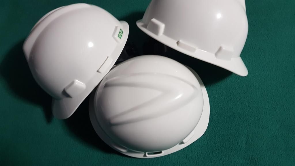 casco para prevencion nuevos msa y 3m originales para