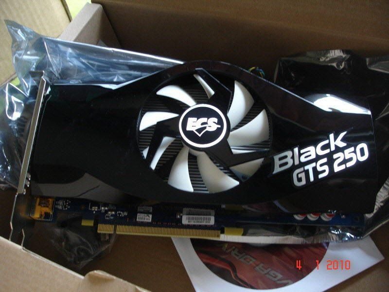 Ecs Geforce Black Gts 250