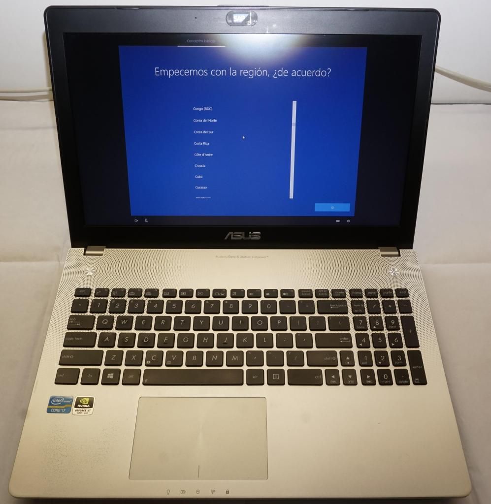 Laptop Asus modelo N56vj