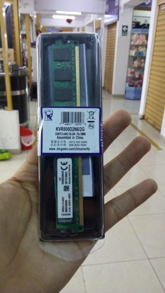 MEMORIA RAM DDR2 KINGSTON 2GB 800MHZ