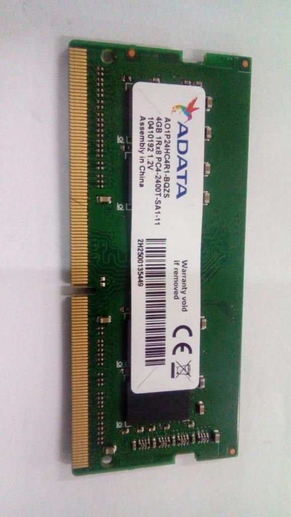 Memoria ram DDR4 4GB para Laptop