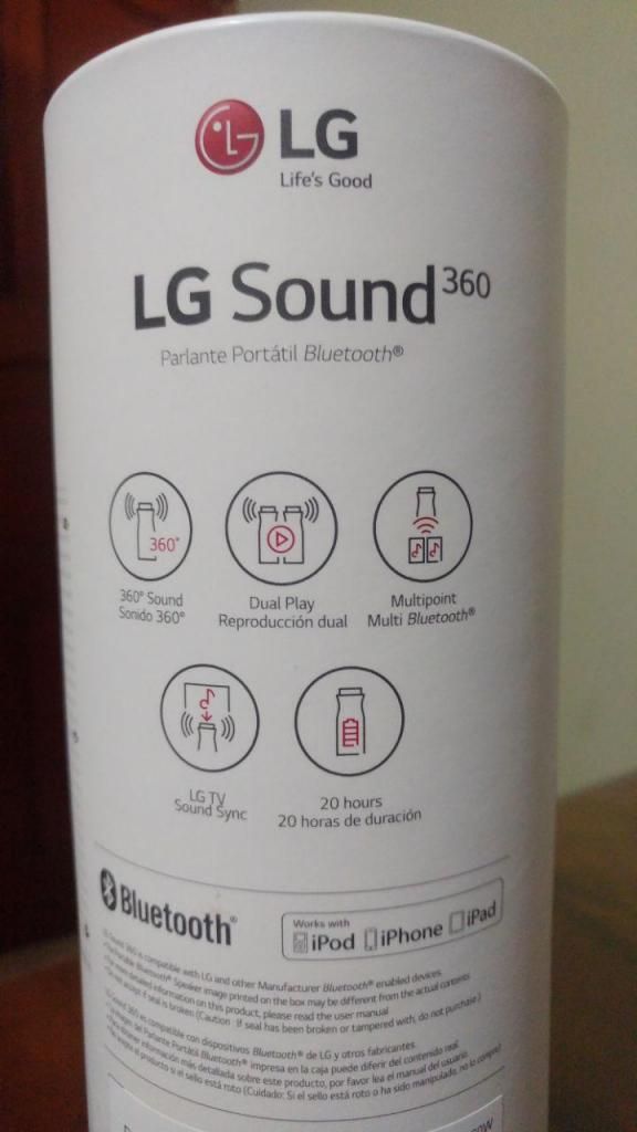 Parlante Bluetooth Lg Sound 360