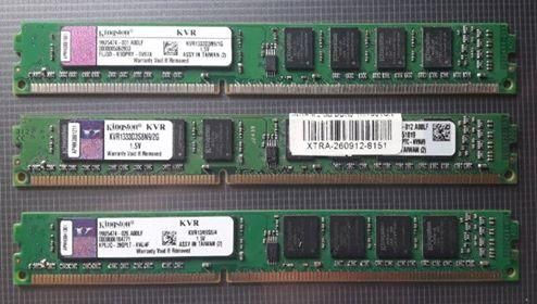 SE VENDE MEMORIA RAM DDR3 DE 1GB - 2GB - 4GB MARCA KINGSTON