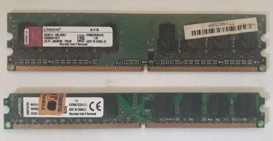SE VENDE MEMORIAS RAM DDR2 DE 1GB - 2GB PARA PC PUEDEN