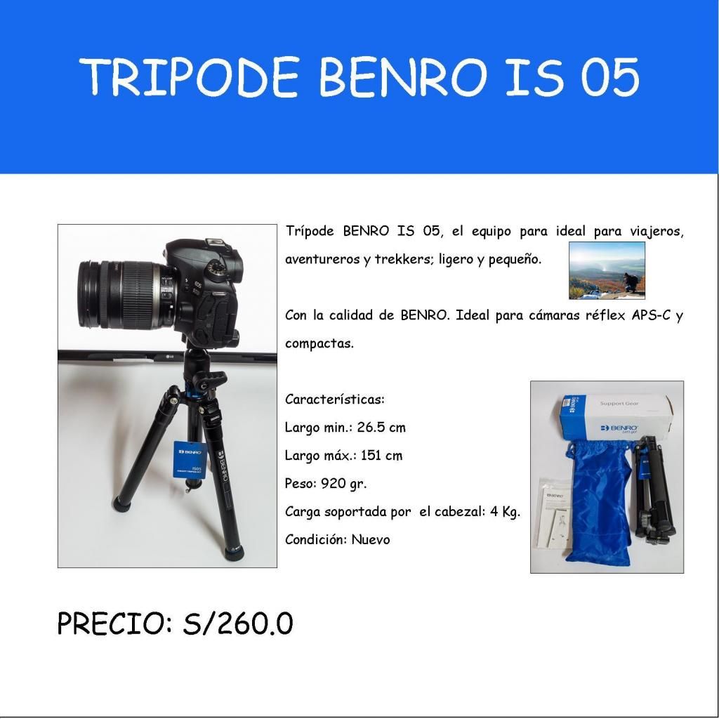 Tripode Benro IS 05