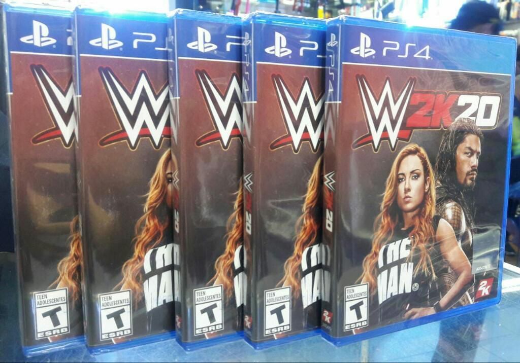 Wwe 2k20 W2k20 Ps4 Nuevo Sellado Stock