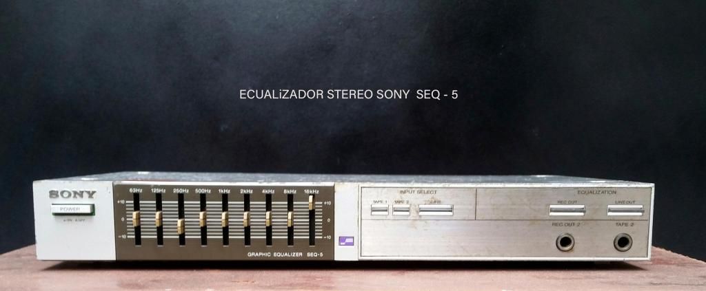Ecualizador stereo Sony SEQ - 5 vintage No Pioneer Technics