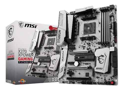 Placa Madre Amd Ryzen Msi X370 X Power Gaming Titanium