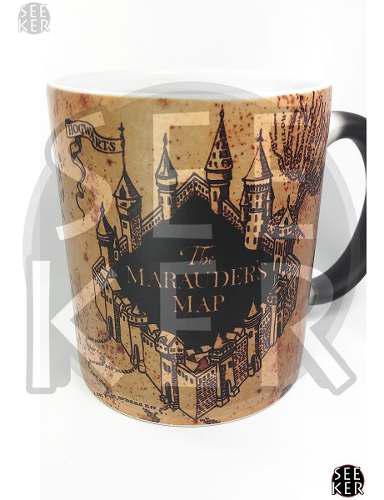 Harry Potter - Taza Mágica Mapa Del Merodeador - Hogwarts