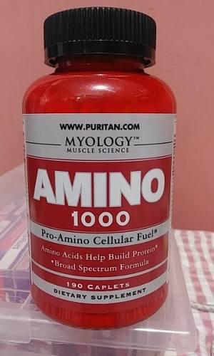 Amino 1000 Marca Myology Contiene 190 Unidades Importado Usa