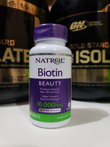 Biotin 10,000 Mcg - Natrol - 100 Tabletas