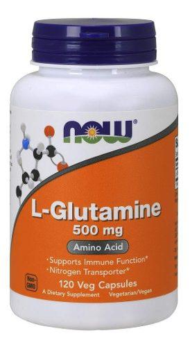Glutamina 500mg Now Foods 120 Capsulas