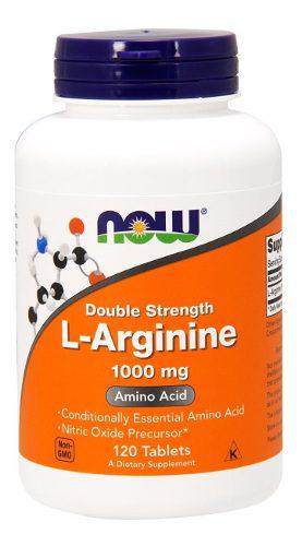 L-arginina Now Foods 1000mg 120 Tabletas