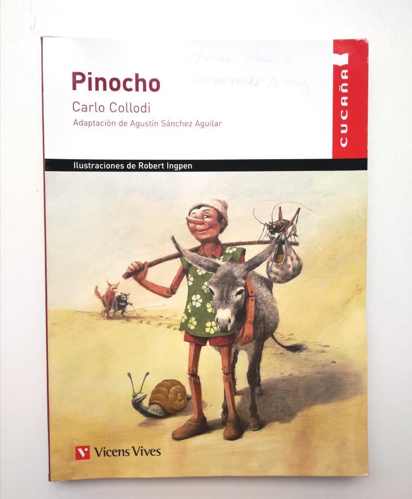 Libro Pinocho Editorial Vinces Vives