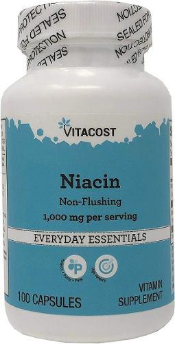 Niacina 1000mg Vitamina B3 Sin Enrojecimiento Flush Free