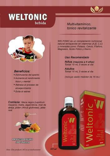 Weltonic (para Niños) Complemento Nutricional, Para Apetito