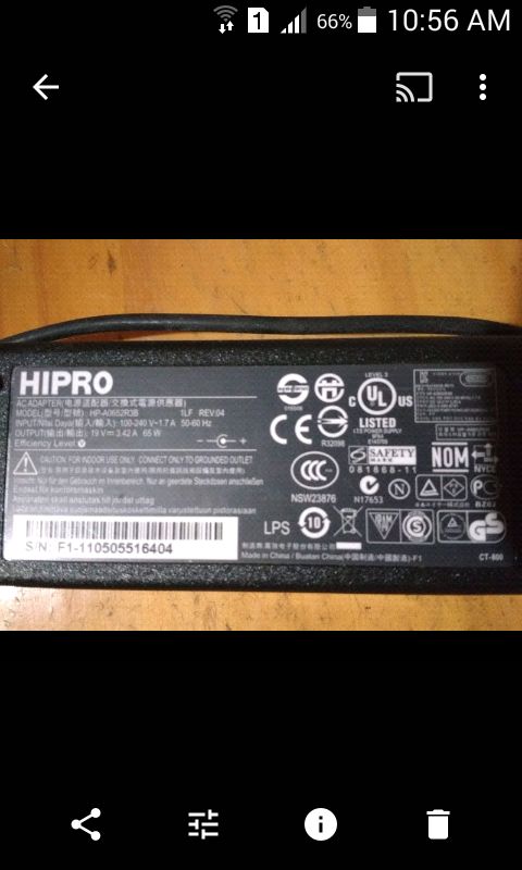 Cargador para Laptop Hipro