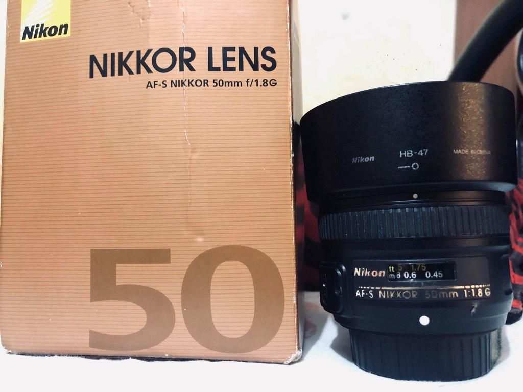 Lente Nikon 50 mm 1.8 Fx y Dx