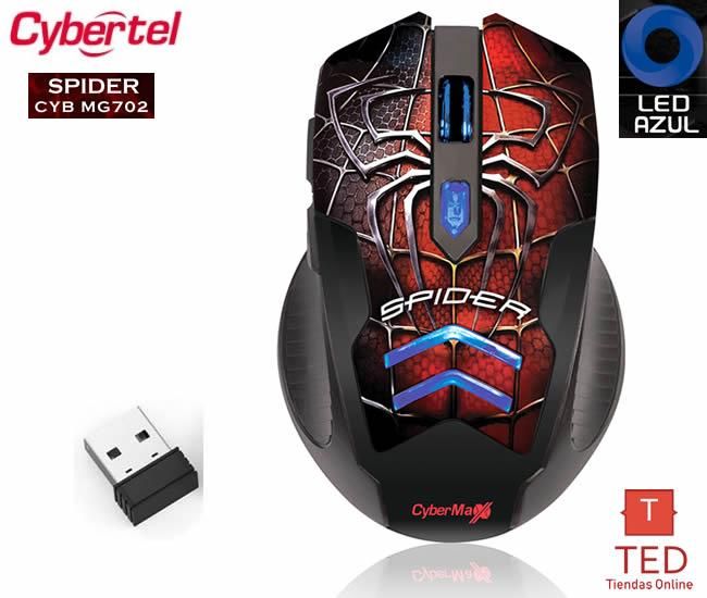 Mouse Cybertel Spider CYB MG702,Conector USB,Optico,LED